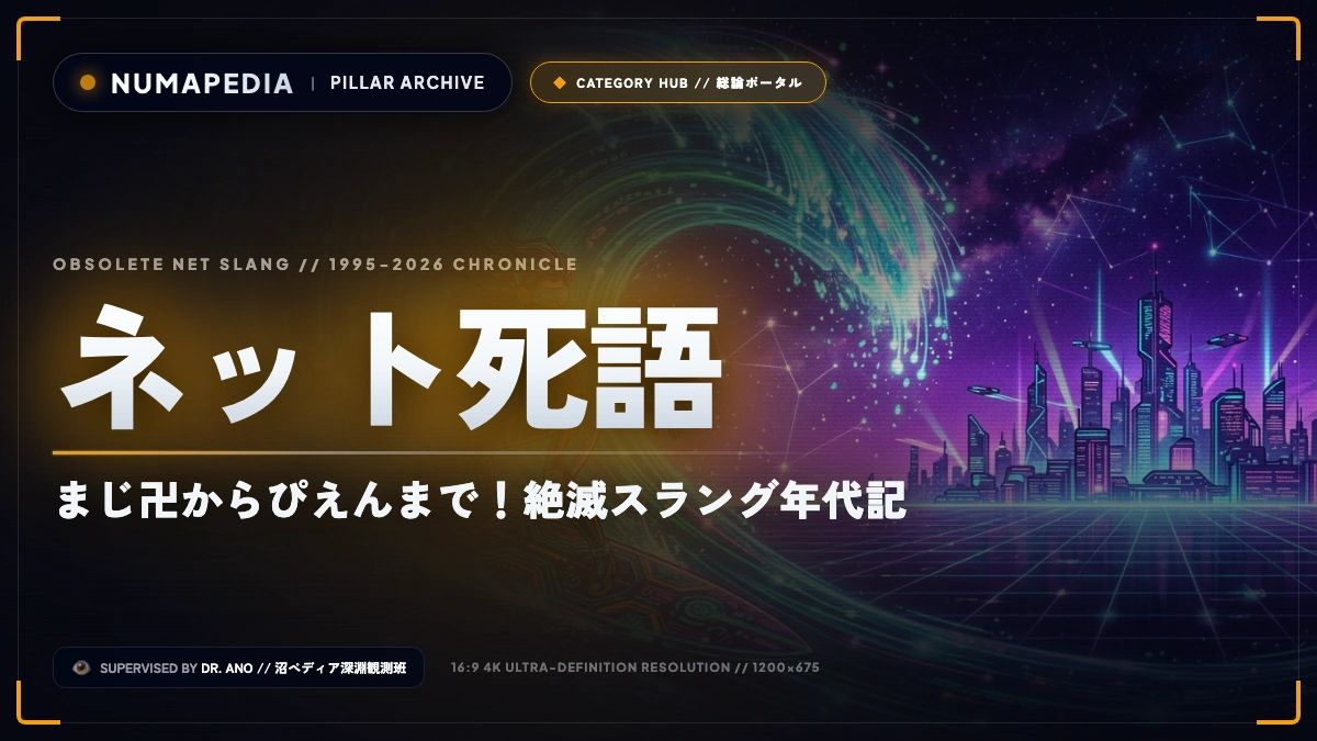ネット死語 特集アーカイブ