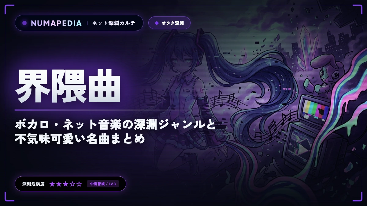 『界隈曲』とは？ボカロ・ネット音楽の深淵ジャンルと不気味可愛い名曲まとめ